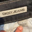 DKNY  size 13 capri jeans button detail at hem. Photo 2