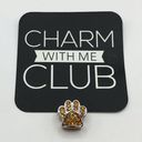 Boutique Charm with me Club Amber Paw Print Charm Bead Photo 0