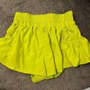 Free People Movement Green Fp Movement Flirt Shorts Photo 1