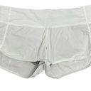 Lululemon Speed Up Low-Rise Lined Shorts 2.5” in White Size 4 Photo 2