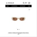 Revolve NWT  x AIRE Calisto Sunglasses in Iridescent Pineapple & Brown Mono Photo 2