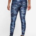 Nike NWT  Dri-FIT One Women's Mid-Rise Camo Leggings (Thunder Blue) Photo 1