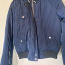 American Eagle  Blue Puffer Jacket with Faux Fur Hood Photo 1