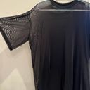 Missguided Black Mesh Top Photo 0