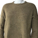 Kerisma  Womens Size S/M Maureen Sweater Folded Cuff Drop Stitch Olive Green Photo 1