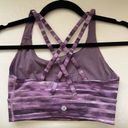 Lululemon  Energy Sports Bra Long Line Shadowed Smoked Mullberry Size 4 Photo 8