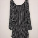 Forever 21 Black & White Off the Shoulder Striped Romper Photo 0