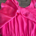 Amanda Uprichard Hot Pink  Silk Ruffle Mini Dress Photo 6