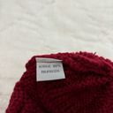 NWOT Burgundy CC Beanie Cable Knit Beanie Thick Soft Warm Red Photo 5