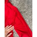 Cole Haan  Women’s S Hooded Packable Water Resistant Raincoat Jacket Red Travel Photo 12