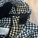 Talbots NWOT  sz12 black/white check Chatham ankle pant back pockets ankle slits Photo 4