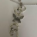 infinity Butterfly Hearts Charm Necklace Photo 0