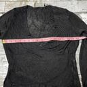 Michelle Mason  sheer knit crossover sweater small Photo 8