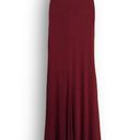 Clarisse  2807 Marsala Maroon Burgundy Silver Prom Dress Photo 8