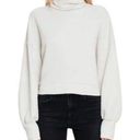 AGOLDE  BALLOON SLEEVE TURTLENECK SWEATSHIRT SZ S Photo 0