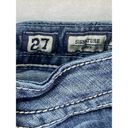 Miss Me  Jeans Womens Size 26 cut-off shorts dark blue Denim Embellished Pockets Photo 6