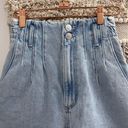 ZARA High Waisted Denim Shorts Photo 4