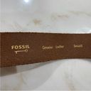 Fossil ‎ tooled leather belt size small Photo 3