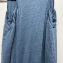 Maje  100% Linen V-Neck Womens Beach Blue Tank Top Size XS Lightweight Breathable Photo 7