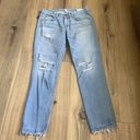 Rag and Bone  Abingdon Distressed Boyfriend Jeans Size 27 Light Wash Photo 0