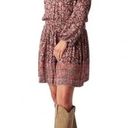 Bordeaux Faherty Montara Dress Merlot  Floral Print Photo 7