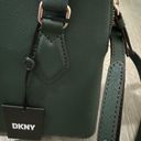 DKNY  Dark Green Crossbody Hand Bag Purse Photo 3