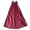 Modcloth  Burgundy Embrace Elegance Satin Maxi Dress Photo 7