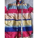 Velvet Heart  Womens Button Down Shirt Size Small Striped Colorful Long Sleeve Photo 8