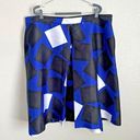 Lane Bryant  Skirt Womens Size 24 Pleated Graphic Color Block Knee Multicolor Photo 0