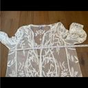 Nina Leonard Large/XL Lace Kimono Cardigan, Bridal Kimono, Bridal Shower Kimono Photo 5