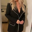 Rumored Black Embellished Trim Blazer  Photo 2