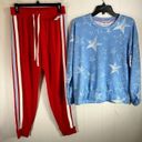 P.J. Salvage  Bottoms Mountain Mama Banded Pant and Star Spangled Long Sleeve Top Photo 0