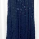 CP Shades  Vintage Embroidered Relaxed Fit Wide Leg Pull On Cropped Pants Blue Photo 0