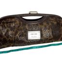 Nicole Miller  animal snake skin print clutch Photo 3