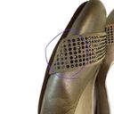 Ecco  Bronze with Rhinestone Ballet Flats Shoes Size 39 (8-8.5) Photo 3