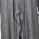 Vince marled grey and silver waterfall, open cardigan sweater. Size Medium. EUC Photo 2