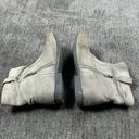 Birkenstock  Suede Leather Zip Booties Size 37 Photo 5