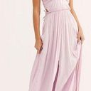 Free People Nwt  need this shiny maxi dress in lilac Photo 0