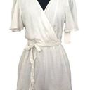 The Row NWT A White Belted Romper Size Medium Summer Romper Photo 0