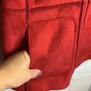 Style & Co Vintage Red Faux Shearling Coat New with Tag Size Medium Photo 4