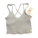 Vuori  Women’s Rib Crop Tank Light Cloud Blue Size Large New w/tag  $64 Photo 0