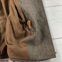 Classiques Entier  Woman’s Wool Blend Brown Tweed Coat Size Medium Photo 6