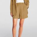 ALLSAINTS  Linen-Blend Deri Lyn Shorts Women's 12 Tan Pleated Wide Leg NWT Photo 6