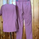 FIGS Mauve fig set  Yola Scrub Pants 2 piece set catalina top XS/SM Photo 8