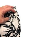 Knox Rose  Size L Black & White Floral Wide Leg Pants Boho Vacation Cruise Summer Photo 10