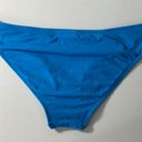 L Space  Bikini Bottoms Blue Full Cut Size Small Photo 2