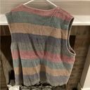 Bum Equipment 90’S Vintage  Zip Up XL Striped Vest Photo 3