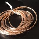 Nicole Miller 33 New  Rose Gold & Crystals Bangles Photo 0