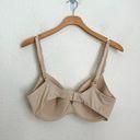 Natori  Pure Luxe Plunge nude T-Shirt Bra size 34DD Photo 5