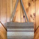 The Sak  Terra Stripe Riviera Crochet Tote Shoulder Bag (3424) Photo 2